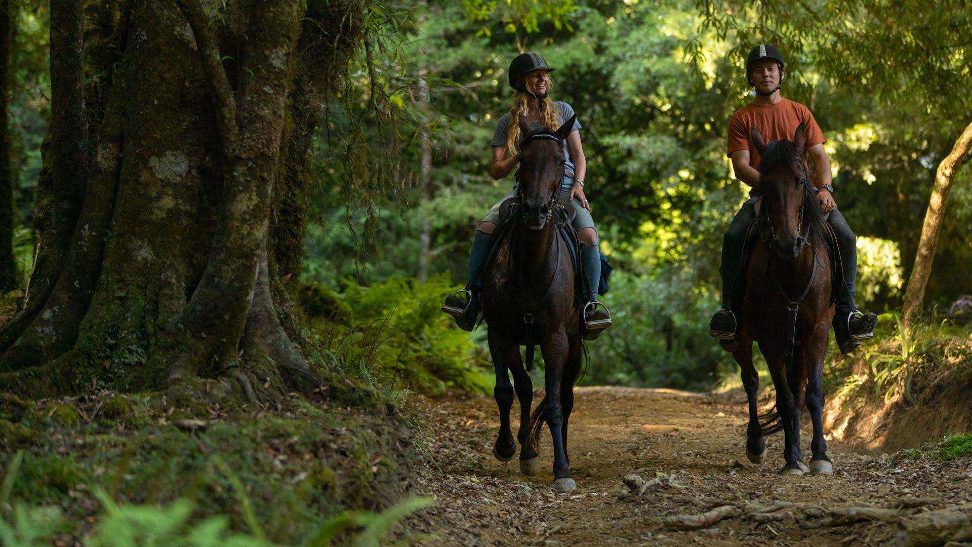Couple horse riding in the bush at Blue Duck Station - Visit Ruapehu.jpg