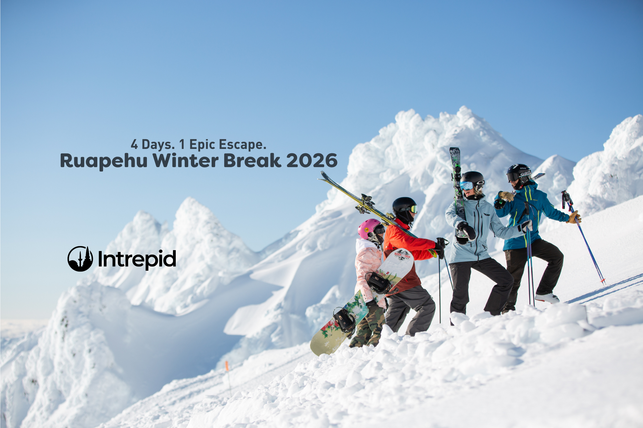 Intrepid and Whakapapa Winter Brek 2026  - Visit Ruapehu