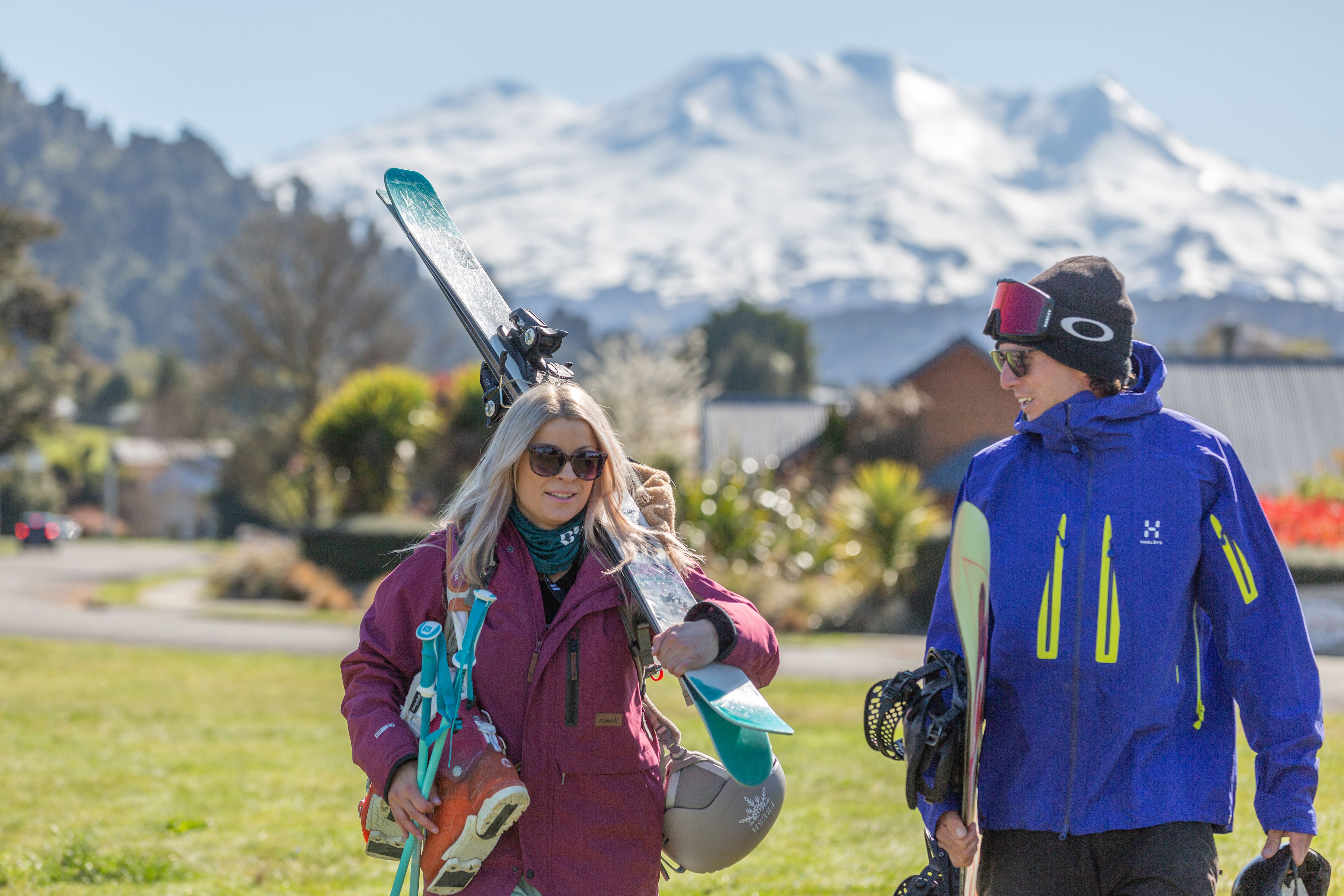 Ohakune skis