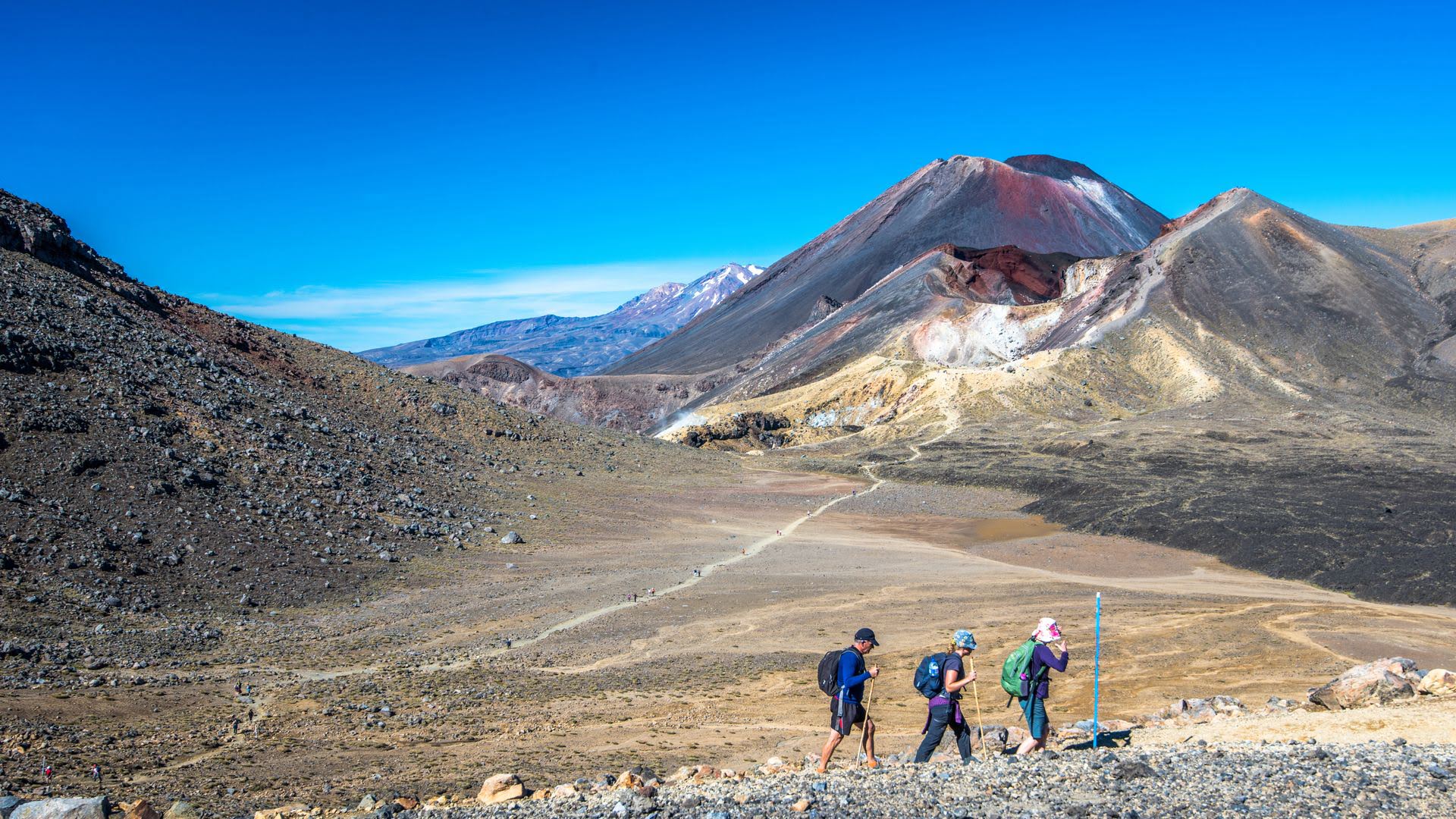 Three People Hiking the Tongariro Alpine Crossing - Visit Ruapehu.jpg